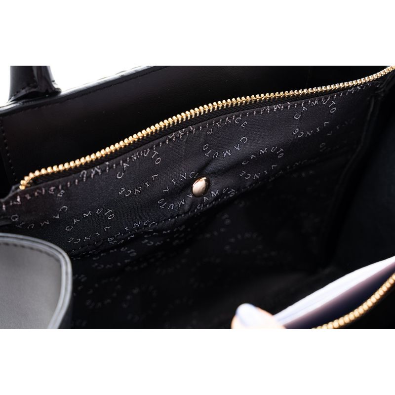 Fashion, accesorii si bijuterii - Femei - Accesorii femei - Genti si rucsacuri femei - Geantă Lucky Bees, piele, 11 x 36 x 26 cm, negru, 946VNC1145 - Infinity.ro
