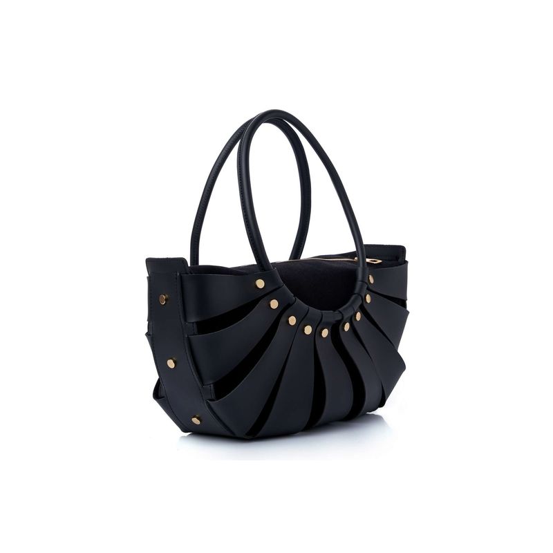 Fashion, accesorii si bijuterii - Femei - Accesorii femei - Genti si rucsacuri femei - Geantă de umăr Lucky Bees, piele, 15 x 35 x 18 cm, negru, 671LKB2134 - Infinity.ro