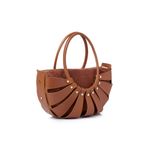 Fashion, accesorii si bijuterii - Femei - Accesorii femei - Genti si rucsacuri femei - Geantă de umăr Lucky Bees, piele, 15 x 35 x 18 cm, tan, 671LKB2135 - Infinity.ro