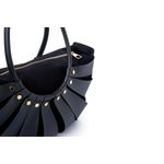 Fashion, accesorii si bijuterii - Femei - Accesorii femei - Genti si rucsacuri femei - Geantă de umăr Lucky Bees, piele, 15 x 35 x 18 cm, negru, 671LKB2134 - Infinity.ro