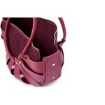 Fashion, accesorii si bijuterii - Femei - Accesorii femei - Genti si rucsacuri femei - Geantă de umăr Lucky Bees, piele, 15 x 35 x 18 cm, maroon, 671LKB2136 - Infinity.ro