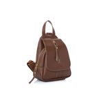 Fashion, accesorii si bijuterii - Femei - Accesorii femei - Genti si rucsacuri femei - Rucsac Lucky Bees, piele, 8 x 23 x 33 cm, bej-cenușiu, 671LKB2131 - Infinity.ro