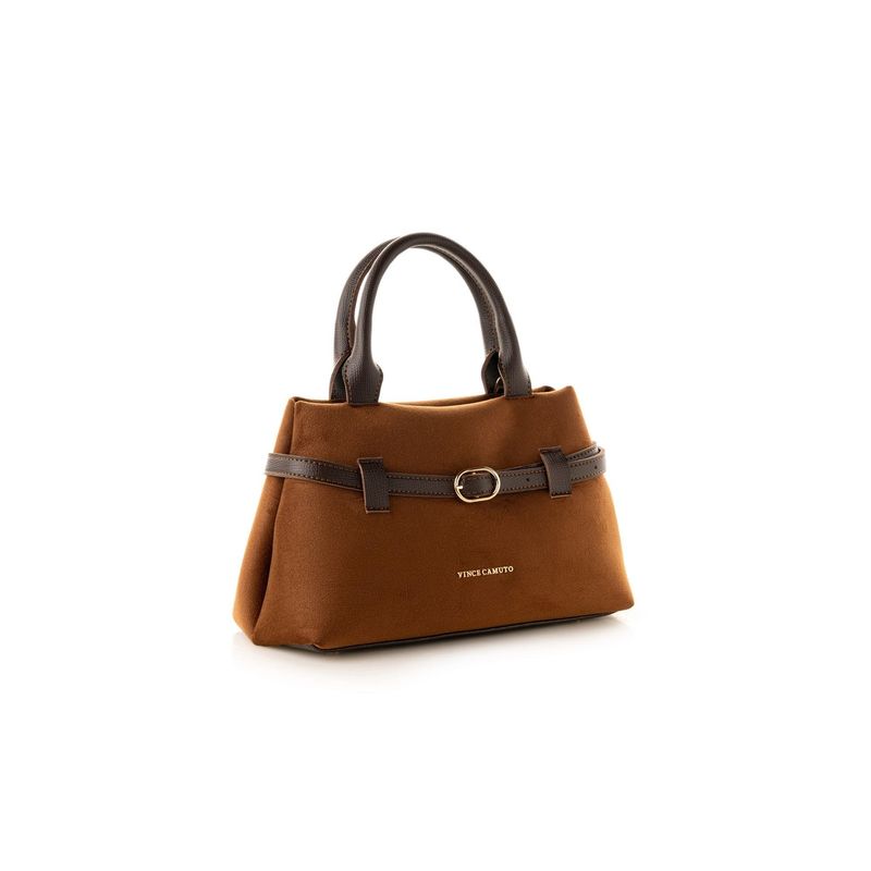 Fashion, accesorii si bijuterii - Femei - Accesorii femei - Genti si rucsacuri femei - Tote bag Lucky Bees, piele, 18.5 x 29 x 14 cm, maro, 946VNC1311 - Infinity.ro