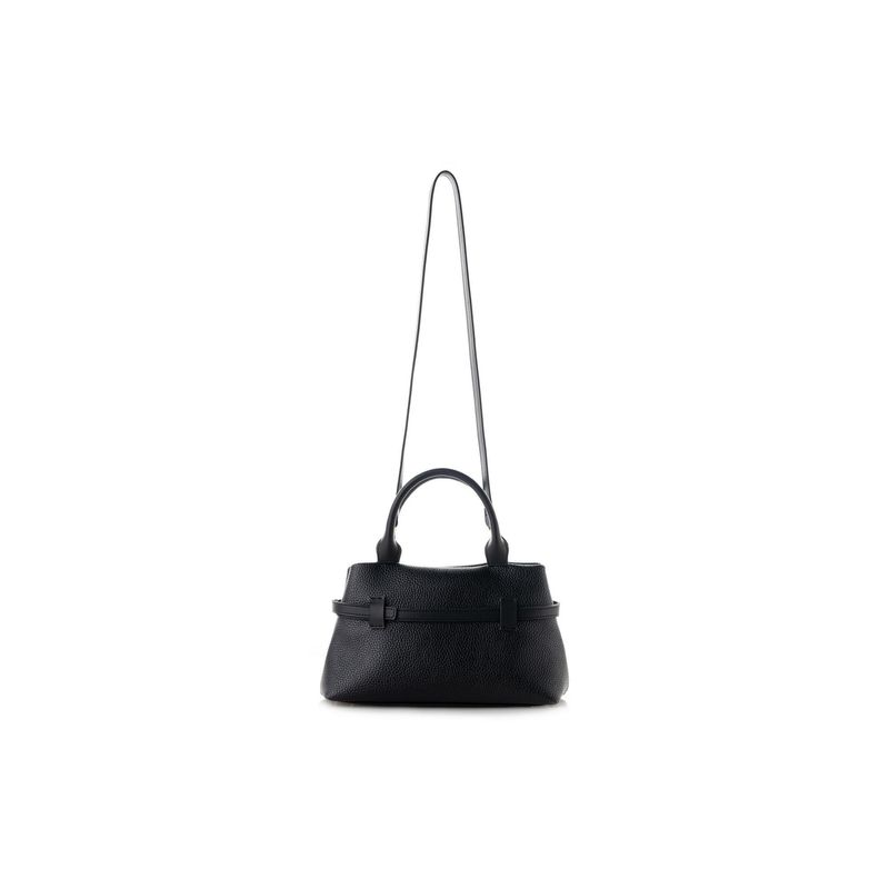 Fashion, accesorii si bijuterii - Femei - Accesorii femei - Genti si rucsacuri femei - Tote bag Lucky Bees, piele, 18.5 x 29 x 14 cm, negru, 946VNC1309 - Infinity.ro