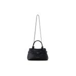 Fashion, accesorii si bijuterii - Femei - Accesorii femei - Genti si rucsacuri femei - Tote bag Lucky Bees, piele, 18.5 x 29 x 14 cm, negru, 946VNC1309 - Infinity.ro