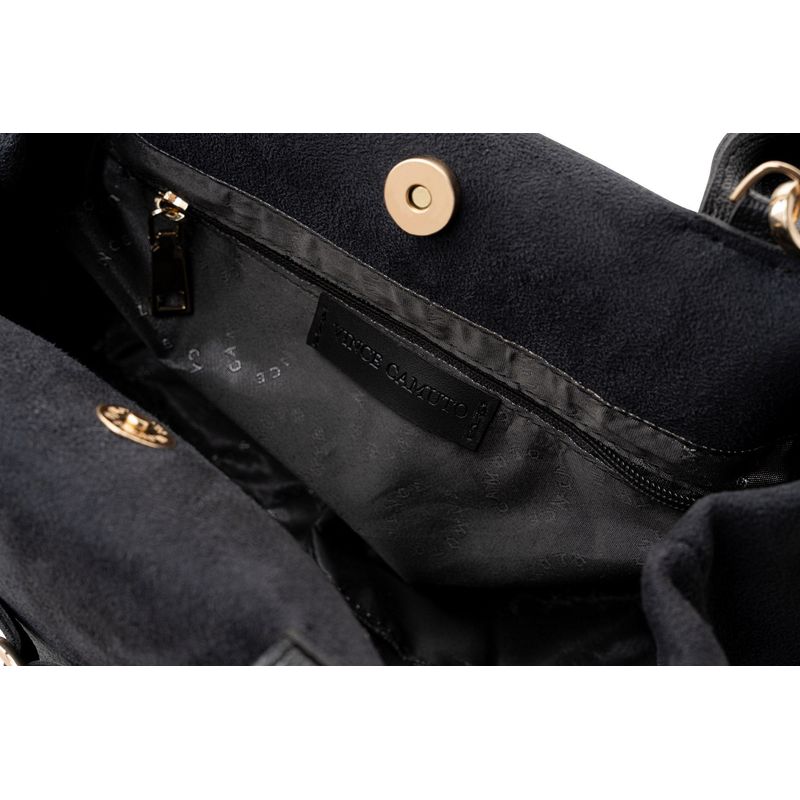 Fashion, accesorii si bijuterii - Femei - Accesorii femei - Genti si rucsacuri femei - Tote bag Lucky Bees, piele, 18.5 x 29 x 14 cm, negru, 946VNC1310 - Infinity.ro