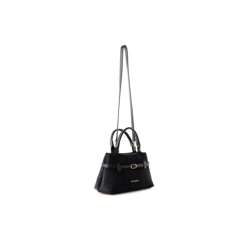 Fashion, accesorii si bijuterii - Femei - Accesorii femei - Genti si rucsacuri femei - Tote bag Lucky Bees, piele, 18.5 x 29 x 14 cm, negru, 946VNC1310 - Infinity.ro
