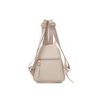 Fashion, accesorii si bijuterii - Femei - Accesorii femei - Genti si rucsacuri femei - Rucsac Lucky Bees, piele, 8 x 23 x 33 cm, crem, 671LKB2129 - Infinity.ro