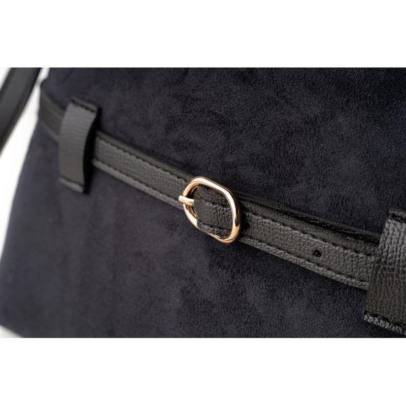 Fashion, accesorii si bijuterii - Femei - Accesorii femei - Genti si rucsacuri femei - Tote bag Lucky Bees, piele, 18.5 x 29 x 14 cm, negru, 946VNC1310 - Infinity.ro