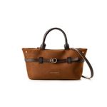 Fashion, accesorii si bijuterii - Femei - Accesorii femei - Genti si rucsacuri femei - Tote bag Lucky Bees, piele, 18.5 x 29 x 14 cm, maro, 946VNC1311 - Infinity.ro