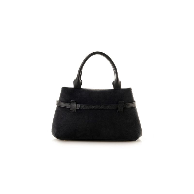 Fashion, accesorii si bijuterii - Femei - Accesorii femei - Genti si rucsacuri femei - Tote bag Lucky Bees, piele, 18.5 x 29 x 14 cm, negru, 946VNC1310 - Infinity.ro