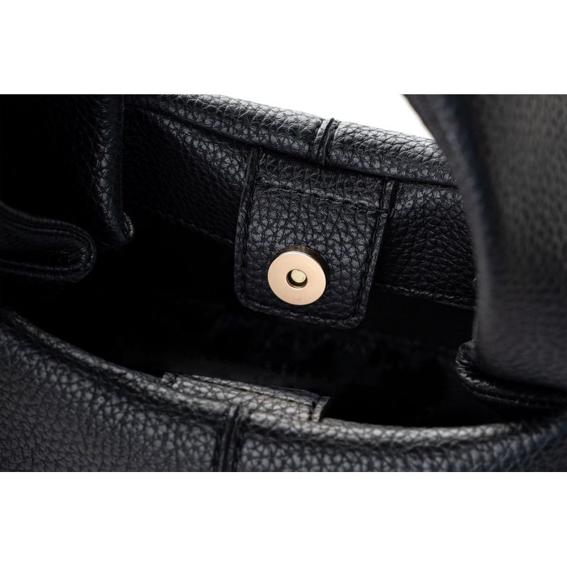 Fashion, accesorii si bijuterii - Femei - Accesorii femei - Genti si rucsacuri femei - Geantă Lucky Bees, piele, 13 x 34 x 17 cm, negru, 946VNC1227 - Infinity.ro