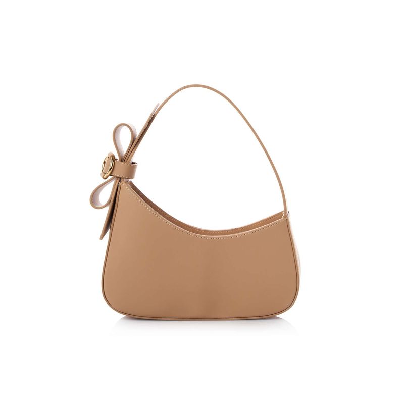 Fashion, accesorii si bijuterii - Femei - Accesorii femei - Genti si rucsacuri femei - Geantă de umăr Lucky Bees, piele, 7 x 26 x 18 cm, camel, 671LKB2165 - Infinity.ro
