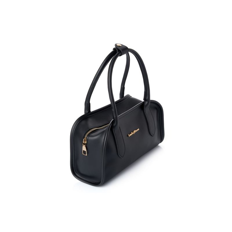 Fashion, accesorii si bijuterii - Femei - Accesorii femei - Genti si rucsacuri femei - Geantă de umăr Lucky Bees, piele, 11 x 28 x 16 cm, negru, 671LKB2218 - Infinity.ro