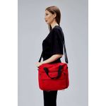 Fashion, accesorii si bijuterii - Femei - Accesorii femei - Genti si rucsacuri femei - Tote bag Lucky Bees, 33 x 30 x 10 cm, roșu, 421BRG2247 - Infinity.ro