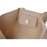 Fashion, accesorii si bijuterii - Femei - Accesorii femei - Genti si rucsacuri femei - Geantă de umăr Lucky Bees, piele, 12 x 48 x 25 cm, crem, 946VNC1327 - Infinity.ro
