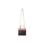 Fashion, accesorii si bijuterii - Femei - Accesorii femei - Genti si rucsacuri femei - Tote bag Lucky Bees, piele, 12 x 25 x 20 cm, maro și bej-cenușiu, 946VNC1262 - Infinity.ro