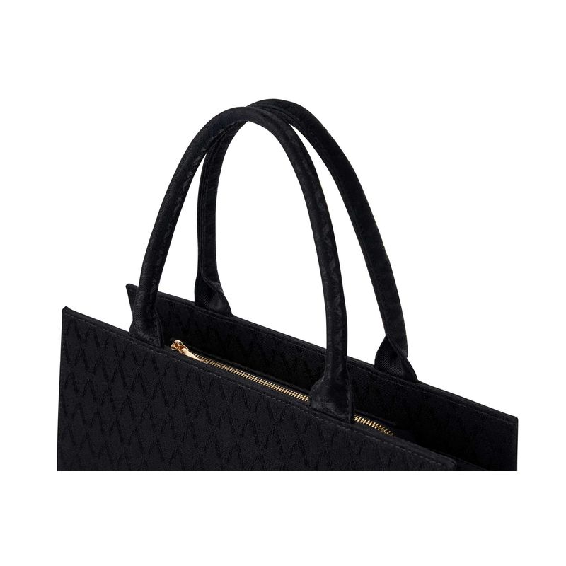 Fashion, accesorii si bijuterii - Femei - Accesorii femei - Genti si rucsacuri femei - Tote bag Lucky Bees, piele, 15 x 38 x 30 cm, negru, 946VNC1353 - Infinity.ro