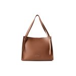 Fashion, accesorii si bijuterii - Femei - Accesorii femei - Genti si rucsacuri femei - Tote bag Lucky Bees, piele, 15 x 35 x 27 cm, tan, 946VNC1304 - Infinity.ro