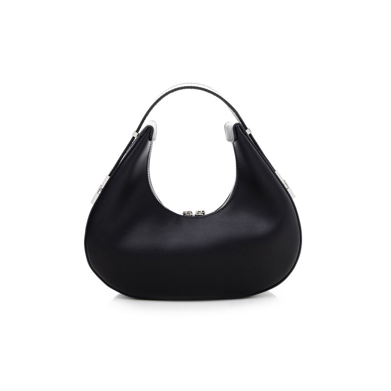 Fashion, accesorii si bijuterii - Femei - Accesorii femei - Genti si rucsacuri femei - Geantă de umăr Lucky Bees, piele, 8 x 32 x 26 cm, negru, 946VNC1103 - Infinity.ro