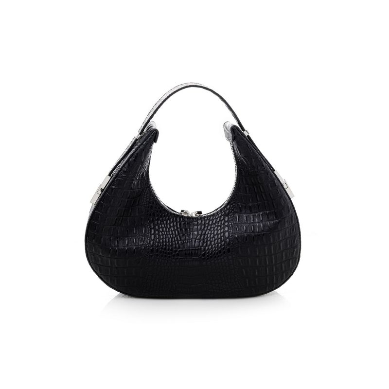 Fashion, accesorii si bijuterii - Femei - Accesorii femei - Genti si rucsacuri femei - Geantă de umăr Lucky Bees, piele, 8 x 32 x 26 cm, negru, 946VNC1106 - Infinity.ro