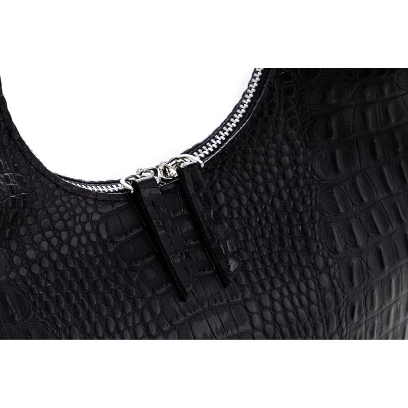Fashion, accesorii si bijuterii - Femei - Accesorii femei - Genti si rucsacuri femei - Geantă de umăr Lucky Bees, piele, 8 x 32 x 26 cm, negru, 946VNC1106 - Infinity.ro