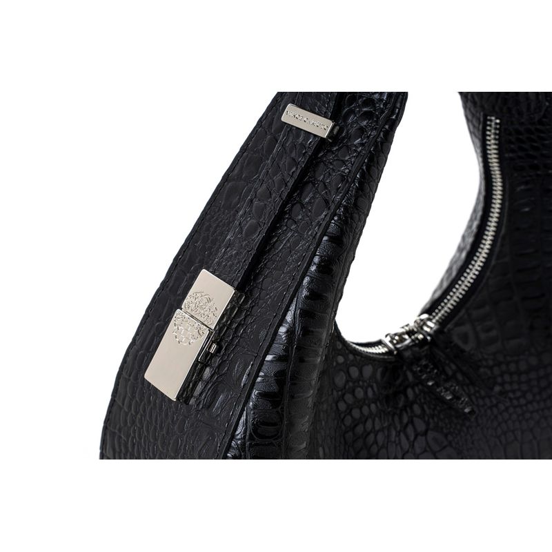 Fashion, accesorii si bijuterii - Femei - Accesorii femei - Genti si rucsacuri femei - Geantă de umăr Lucky Bees, piele, 8 x 32 x 26 cm, negru, 946VNC1106 - Infinity.ro