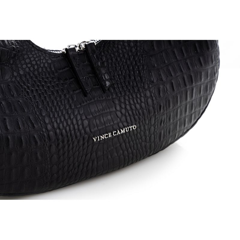 Fashion, accesorii si bijuterii - Femei - Accesorii femei - Genti si rucsacuri femei - Geantă de umăr Lucky Bees, piele, 8 x 32 x 26 cm, negru, 946VNC1106 - Infinity.ro