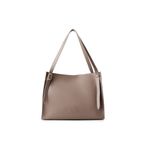 Fashion, accesorii si bijuterii - Femei - Accesorii femei - Genti si rucsacuri femei - Tote bag Lucky Bees, piele, 15 x 35 x 27 cm, bej-cenușiu, 946VNC1303 - Infinity.ro