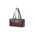 Fashion, accesorii si bijuterii - Femei - Accesorii femei - Genti si rucsacuri femei - Geantă de umăr Lucky Bees, piele, 17 x 31 x 19 cm, chocolate maro, 946VNC1346 - Infinity.ro