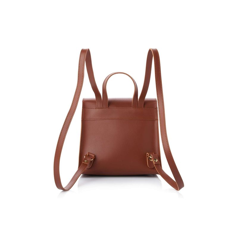 Fashion, accesorii si bijuterii - Femei - Accesorii femei - Genti si rucsacuri femei - Rucsac Lucky Bees, piele, 11 x 21 x 21 cm, tan, 671LKB2194 - Infinity.ro