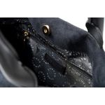 Fashion, accesorii si bijuterii - Femei - Accesorii femei - Genti si rucsacuri femei - Tote bag Lucky Bees, piele, 17 x 40 x 26 cm, negru, 946VNC1312 - Infinity.ro