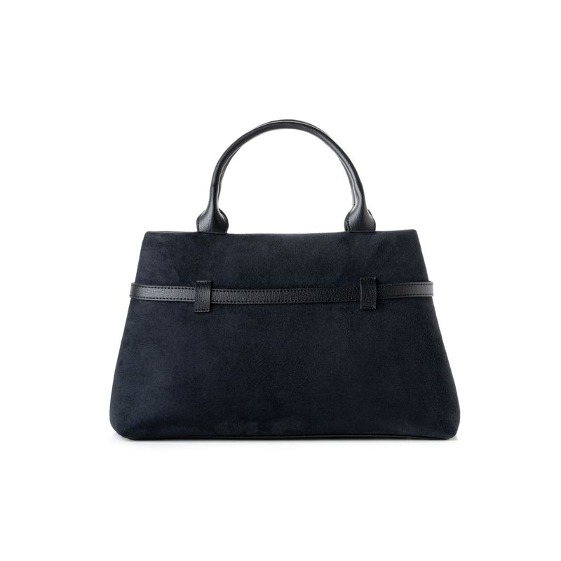 Fashion, accesorii si bijuterii - Femei - Accesorii femei - Genti si rucsacuri femei - Tote bag Lucky Bees, piele, 17 x 40 x 26 cm, negru, 946VNC1312 - Infinity.ro