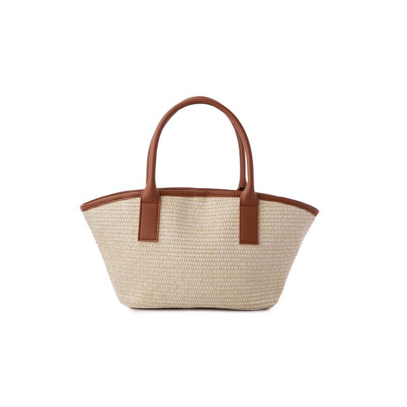 Fashion, accesorii si bijuterii - Femei - Accesorii femei - Genti si rucsacuri femei - Geantă Lucky Bees, piele, 12 x 38 x 38 cm, tan, 946VNC1331 - Infinity.ro