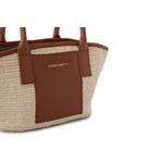 Fashion, accesorii si bijuterii - Femei - Accesorii femei - Genti si rucsacuri femei - Geantă Lucky Bees, piele, 12 x 38 x 38 cm, tan, 946VNC1331 - Infinity.ro