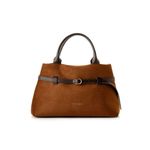 Fashion, accesorii si bijuterii - Femei - Accesorii femei - Genti si rucsacuri femei - Tote bag Lucky Bees, piele, 17 x 40 x 26 cm, maro, 946VNC1313 - Infinity.ro