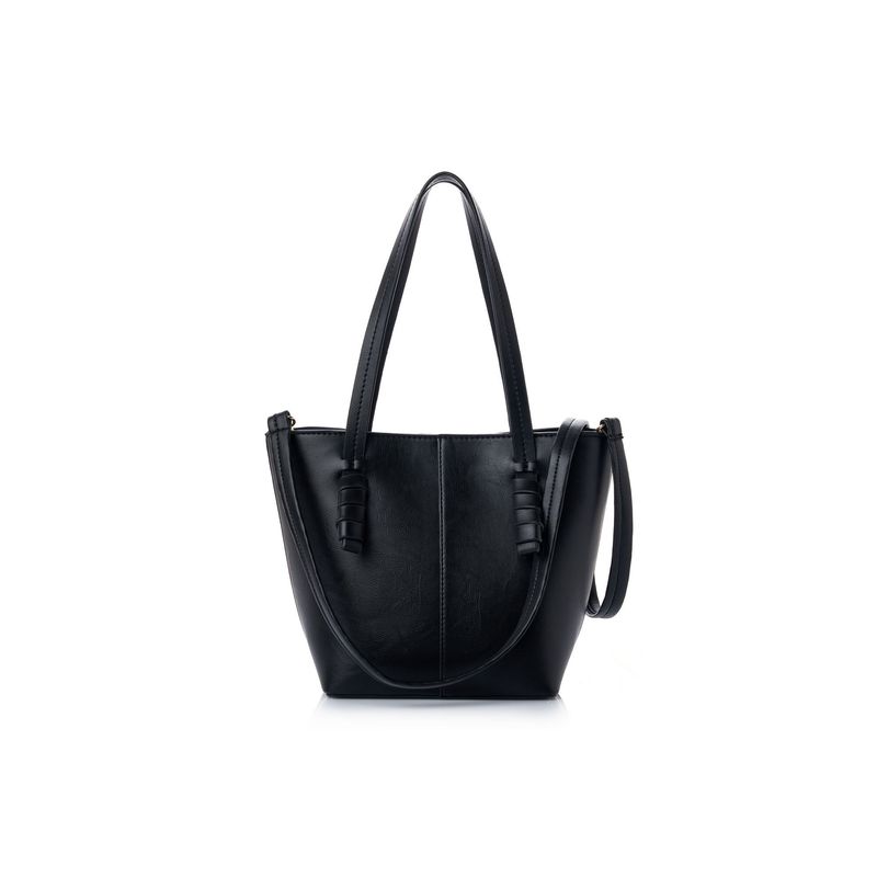 Fashion, accesorii si bijuterii - Femei - Accesorii femei - Genti si rucsacuri femei - Geantă de umăr Lucky Bees, piele, 14 x 30 x 23 cm, negru, 946VNC1320 - Infinity.ro
