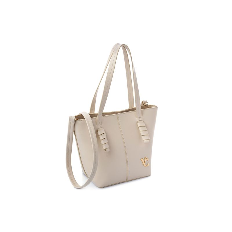 Fashion, accesorii si bijuterii - Femei - Accesorii femei - Genti si rucsacuri femei - Geantă de umăr Lucky Bees, piele, 14 x 30 x 23 cm, crem, 946VNC1321 - Infinity.ro