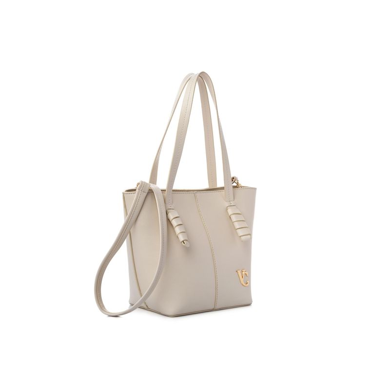 Fashion, accesorii si bijuterii - Femei - Accesorii femei - Genti si rucsacuri femei - Geantă de umăr Lucky Bees, piele, 14 x 30 x 23 cm, crem, 946VNC1321 - Infinity.ro