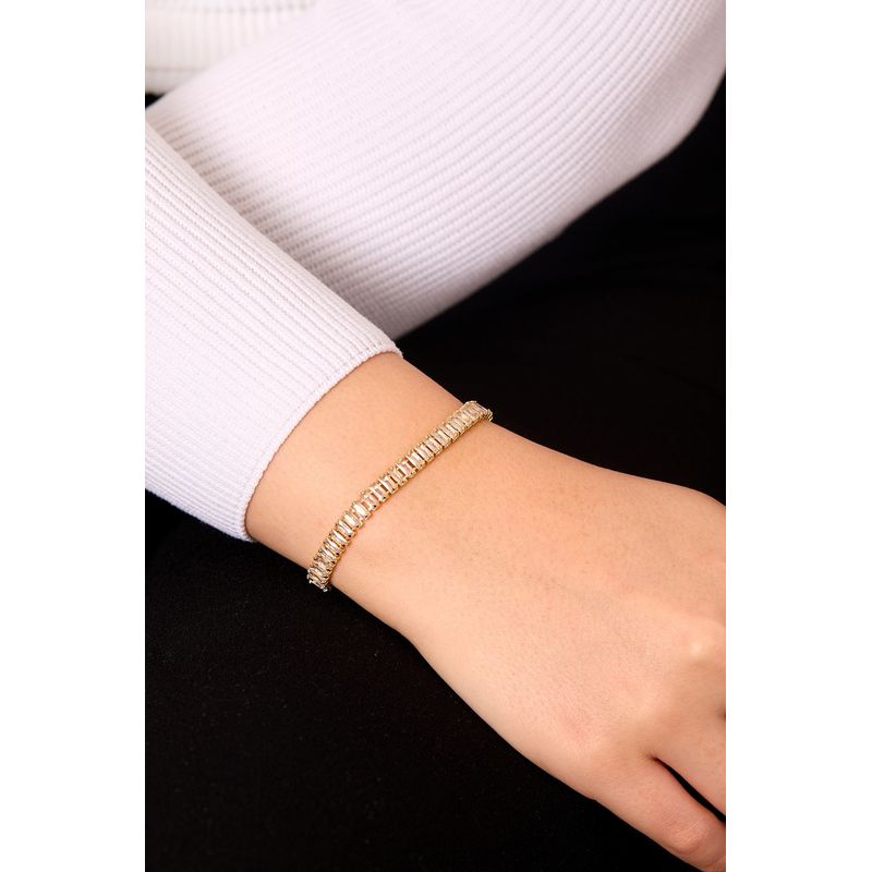 Fashion, accesorii si bijuterii - Femei - Bijuterii femei - Bratari femei - Brățară metal Heliophilia, metal, auriu, 410ELK1771 - Infinity.ro