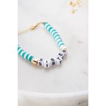 Fashion, accesorii si bijuterii - Femei - Bijuterii femei - Bratari femei - Brățară Heliophilia, alamă, verde/alb, 911VRN1124 - Infinity.ro