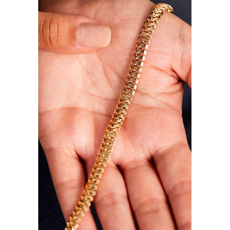 Fashion, accesorii si bijuterii - Femei - Bijuterii femei - Bratari femei - Brățară gleznă metal Heliophilia, metal, auriu, 410ELK1739 - Infinity.ro