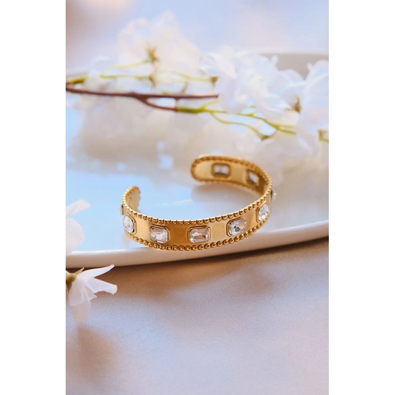 Fashion, accesorii si bijuterii - Femei - Bijuterii femei - Bratari femei - Brățară Heliophilia, alamă, 23 cm, auriu, 511AUR1823 - Infinity.ro