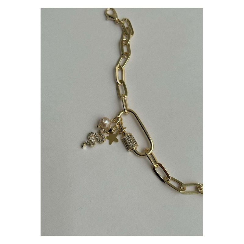 Fashion, accesorii si bijuterii - Femei - Bijuterii femei - Bratari femei - Brățară Heliophilia, alamă, auriu, 600KNS1164 - Infinity.ro
