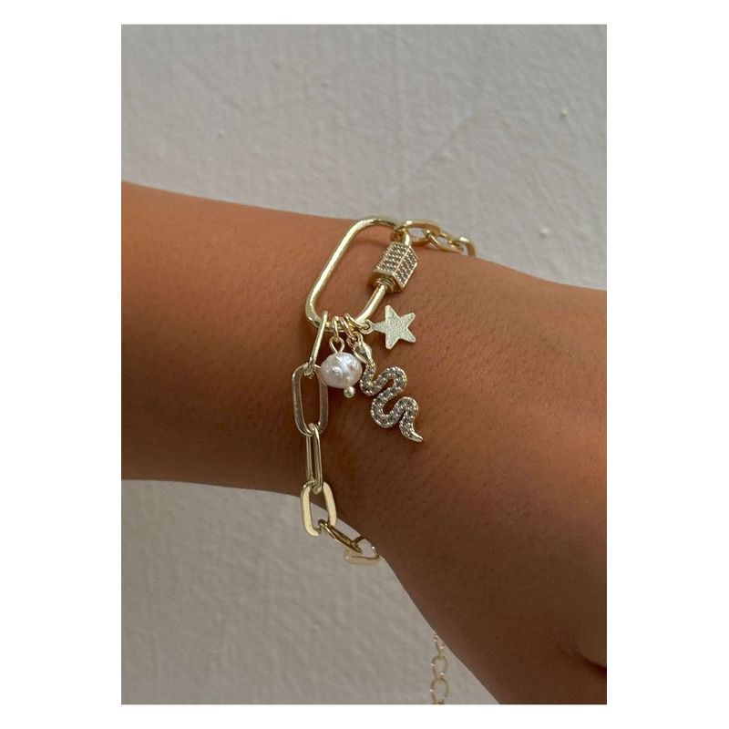 Fashion, accesorii si bijuterii - Femei - Bijuterii femei - Bratari femei - Brățară Heliophilia, alamă, auriu, 600KNS1164 - Infinity.ro