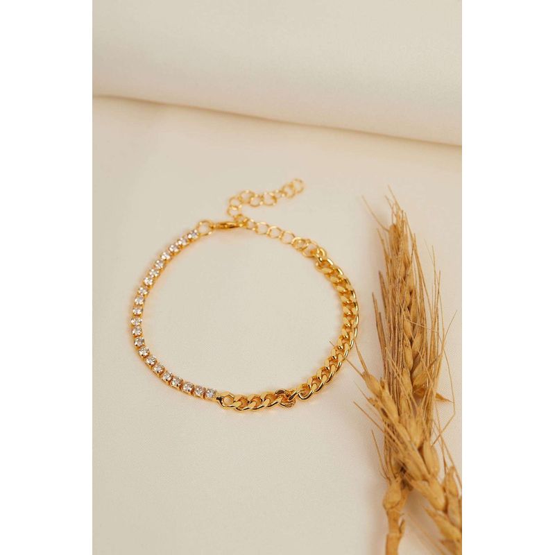 Fashion, accesorii si bijuterii - Femei - Bijuterii femei - Bratari femei - Brățară metal Heliophilia, metal, auriu, 410ELK1776 - Infinity.ro