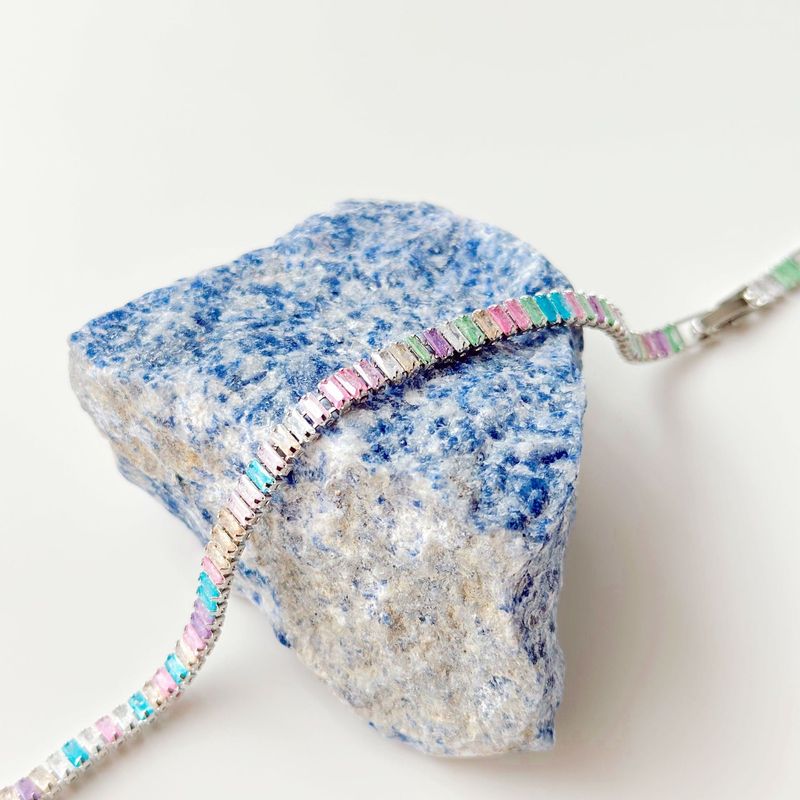 Fashion, accesorii si bijuterii - Femei - Bijuterii femei - Bratari femei - Brățară oțel Heliophilia, oțel inoxidabil, 15 cm, multicolor, 426OPL1327 - Infinity.ro