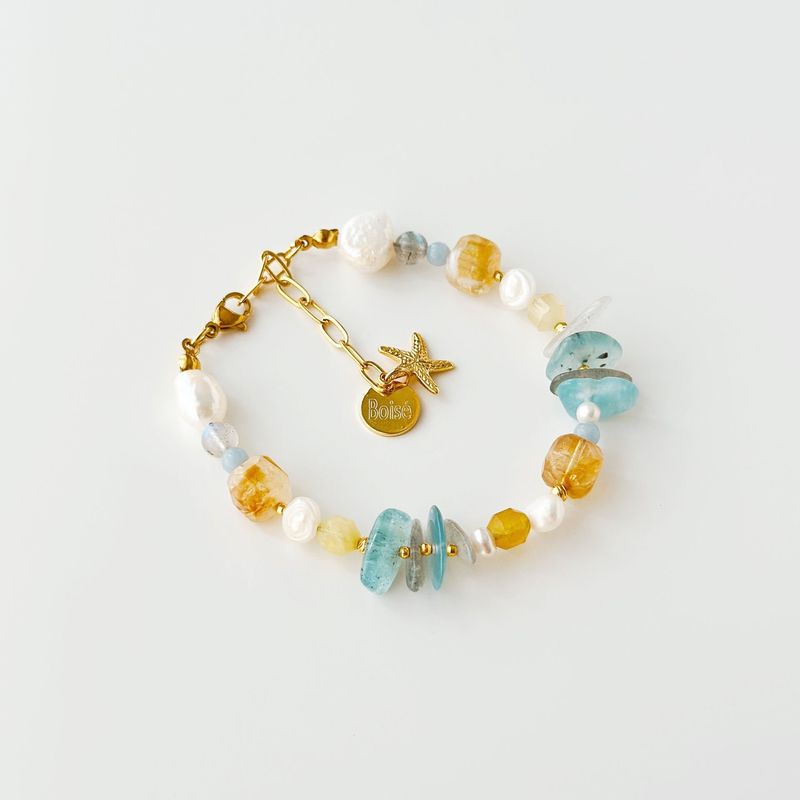 Fashion, accesorii si bijuterii - Femei - Bijuterii femei - Bratari femei - Brățară oțel Heliophilia, oțel inoxidabil, 17 cm, multicolor, 333ORN1194 - Infinity.ro