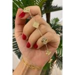 Fashion, accesorii si bijuterii - Femei - Bijuterii femei - Bratari femei - Brățară Heliophilia, alamă, 23 cm, auriu, 511AUR1663 - Infinity.ro