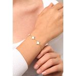 Fashion, accesorii si bijuterii - Femei - Bijuterii femei - Bratari femei - Brățară metal Heliophilia, metal, auriu, 410ELK1486 - Infinity.ro